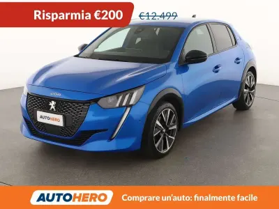 Usata Peugeot 208 GT-line 101 CV (74 kW) 2020 Blu/azzurro Utilitaria