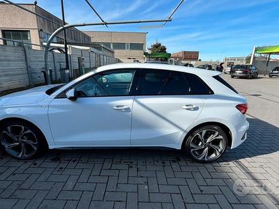Usata Audi A3 S-Line 150 CV (110 kW) 2022 Bianco Berlina