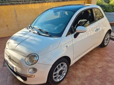 Usata Fiat 500 75 CV (55 kW) 2008 Bianco Berlina