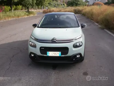 Usata Citroën C3 Feel 82 CV (60 kW) 2017 Blu Utilitaria
