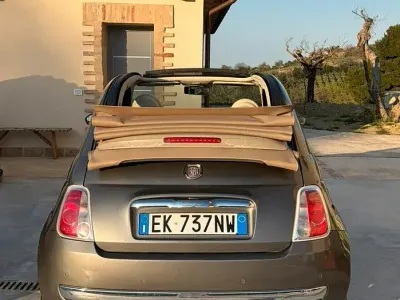 Usata Fiat 500 69 CV (50 kW) 2011 Grigio Cabrio