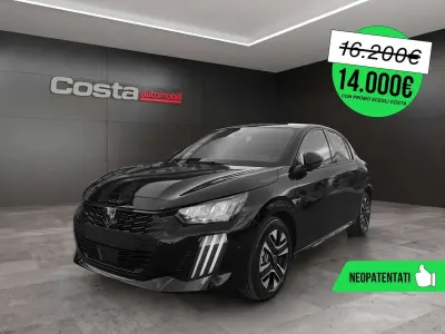 Usata Peugeot 208 Allure 101 CV (74 kW) 2025 Nero Utilitaria