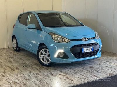 Usata Hyundai i10 Edition 67 CV (49 kW) 2014 Blu Utilitaria
