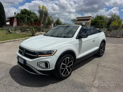 Usata VW T-Roc Cabriolet Style 110 CV (80 kW) 2023 Bianco Cabrio