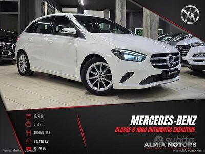 Usata Mercedes B180 Executive 115 CV (84 kW) 2019 Bianco Monovolume