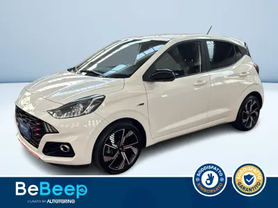 Usata Hyundai i10 N Line 90 CV (66 kW) 2024 Bianco pastello Utilitaria