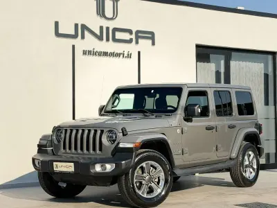Usata Jeep Wrangler Unlimited Sahara 200 CV (147 kW) 2020 Grigio SUV