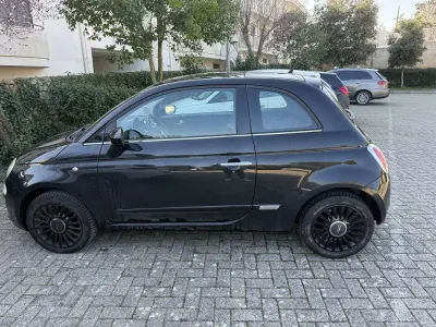 Usata Fiat 500 Pop 69 CV (50 kW) 2009 Nero Cabrio