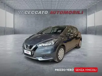Usata Nissan Micra Visia+ 71 CV (52 kW) 2018 Grigio Utilitaria