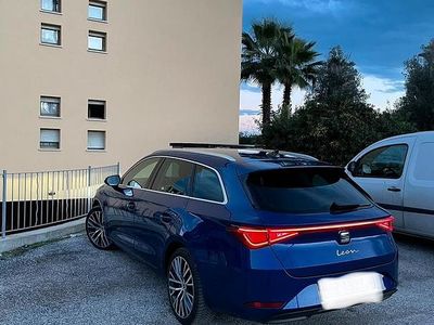 Usata Seat Leon 180 CV (132 kW) 2020 Blu Station wagon