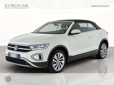 Usata VW T-Roc Style 110 CV (80 kW) 2022 Pure white nero SUV