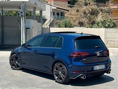 Usata VW Golf VII GTI 245 CV (180 kW) 2018 Blu Berlina