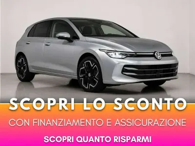 Nuova VW Golf VIII Active 150 CV (110 kW) 2026 Argento Berlina