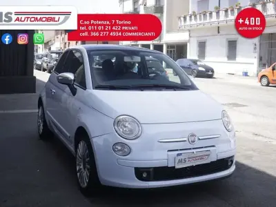 Usata Fiat 500 101 CV (74 kW) 2009 Azzurro Cabrio