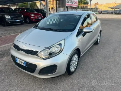 Usata Kia Rio LX 85 CV (62 kW) 2013 Grigio Berlina