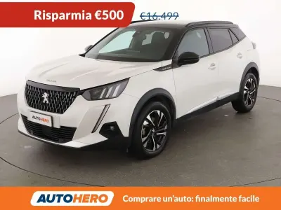 Usata Peugeot 2008 GT-line 131 CV (96 kW) 2020 Bianco SUV