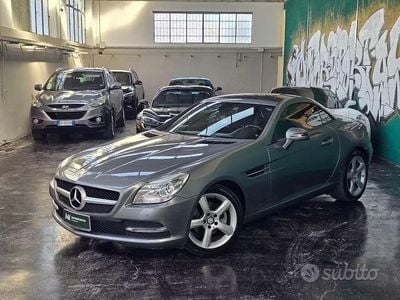 Usata Mercedes SLK200 184 CV (135 kW) 2015 Grigio Cabrio