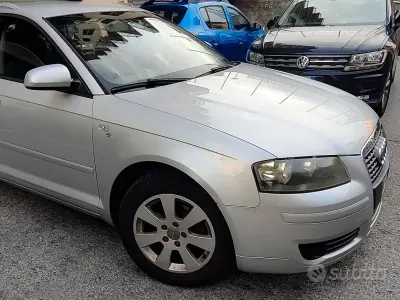 Usata Audi A3 Sportback 102 CV (75 kW) 2008 Grigio Utilitaria