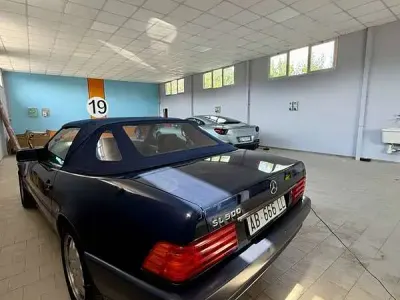 Usata Mercedes SL500 320 CV (235 kW) 1993 Blu/azzurro Cabrio