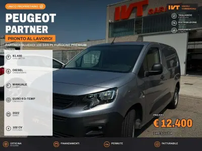 Usata Peugeot Partner Premium 102 CV (75 kW) 2022 Grigio Monovolume