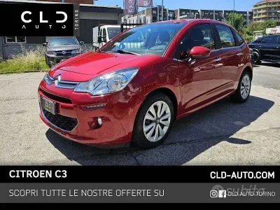 Usata Citroën C3 Exclusive 82 CV (60 kW) 2015 Rosso Berlina