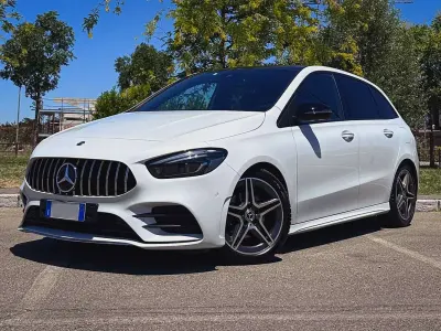 Usata Mercedes B180 Premium 116 CV (85 kW) 2019 Bianco Utilitaria