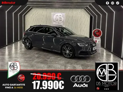 Usata Audi A3 S-Line 184 CV (135 kW) 2016 Grigio Berlina
