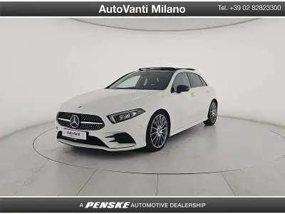 Begagnad Mercedes A220 Premium 190 HK (139 kW) 2021 Vit Halvkombi