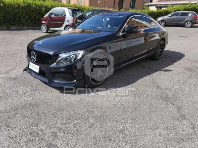Usata Mercedes C220 Premium 170 CV (125 kW) 2015 Nero Coupé