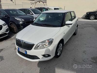 Usata Skoda Fabia 70 CV (51 kW) 2014 Bianco Berlina