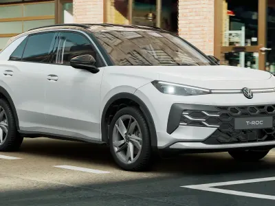 Nuova VW T-Roc Life 150 CV (110 kW) 2026 Pure white nero SUV