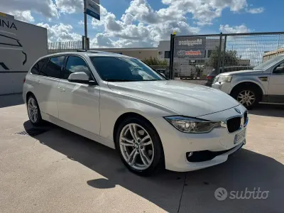 Usata BMW 316 Sport Line 116 CV (85 kW) 2014 Bianco Station wagon