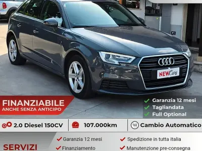 Usata Audi A3 Design 150 CV (110 kW) 2020 Grigio Berlina