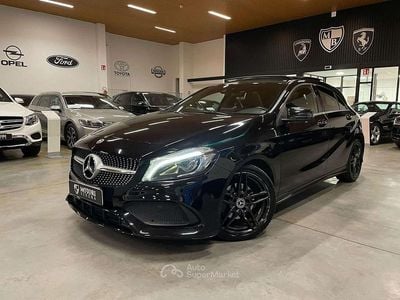 Usata Mercedes A200 Premium 136 CV (100 kW) 2017 Nero Berlina