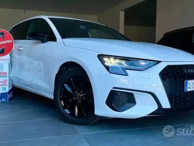 Usata Audi A3 Advanced Plus 150 CV (110 kW) 2022 Bianco Berlina