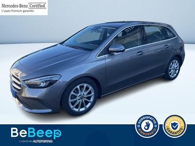 Usata Mercedes B180 116 CV (85 kW) 2021 Grigio metallizzato Monovolume