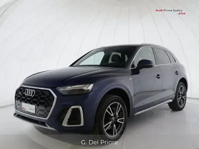 Brugt Audi Q5 S-line plus 204 HK (150 kW) 2024 Blå SUV