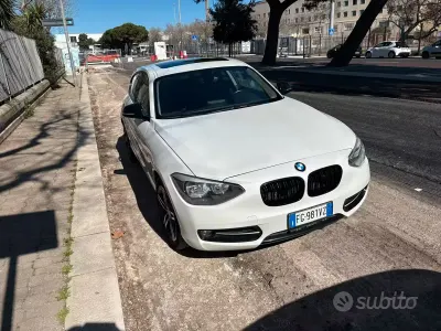 Usata BMW 116 Sport Line 116 CV (85 kW) 2012 Bianco Utilitaria