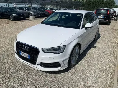 Usata Audi A3 Admired 110 CV (80 kW) 2015 Bianco Berlina