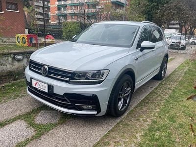 Usata VW Tiguan R-line 150 CV (110 kW) 2018 Bianco SUV