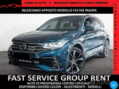 Usata VW Tiguan R-line 150 CV (110 kW) 2022 Blu SUV