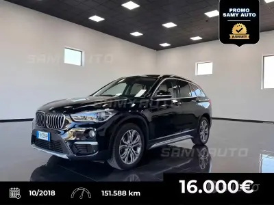 Brugt BMW X1 xLine 150 HK (110 kW) 2018 Sort SUV