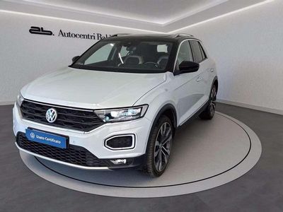 Usata VW T-Roc Edition 190 CV (139 kW) 2018 Bianco ghiaccio metalizzato/te SUV