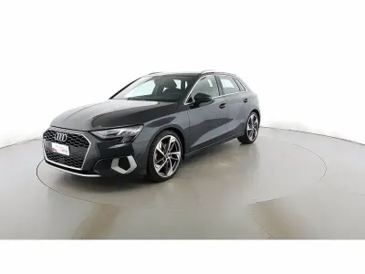 Usata Audi A3 Sportback Advanced 150 CV (110 kW) 2020 Grigio manhattan metallizzato Utilitaria