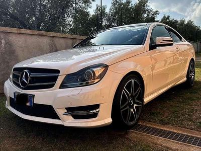Usata Mercedes C250 Avantgarde 204 CV (150 kW) 2012 Bianco Coupé