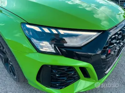 Usata Audi RS3 400 CV (294 kW) 2022 Verde Berlina