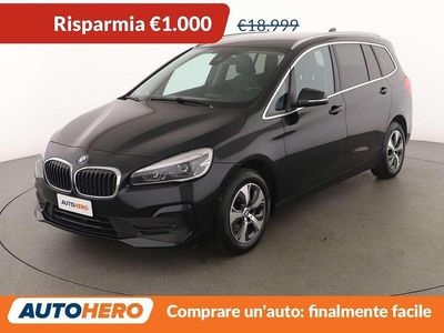 Usata BMW 216 Gran Tourer Advantage 116 CV (85 kW) 2021 Nero Monovolume