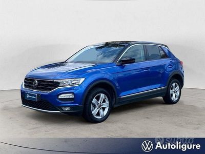 Usata VW T-Roc Style 110 CV (80 kW) 2022 Blu/azzurro SUV