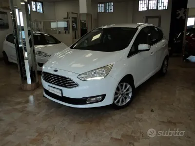Begagnad Ford C-MAX Titanium 120 HK (88 kW) 2015 Vit Minibuss