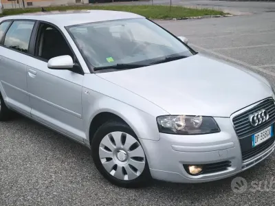 Usata Audi A3 Attraction 140 CV (102 kW) 2008 Grigio Utilitaria